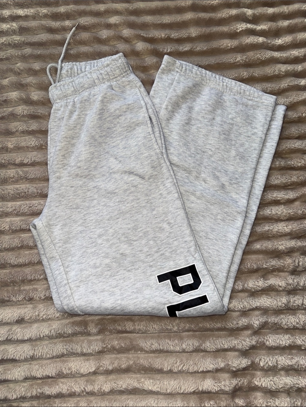 PLAYBOY Light Gray Fleece Lounge Pants